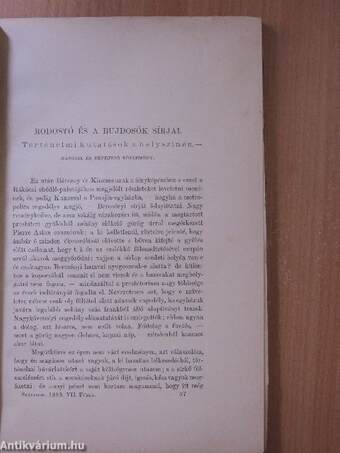 Századok 1889. julius 15.