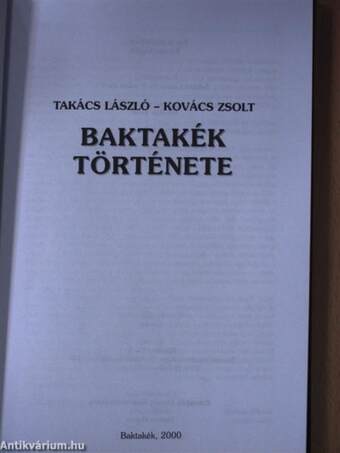 Baktakék története