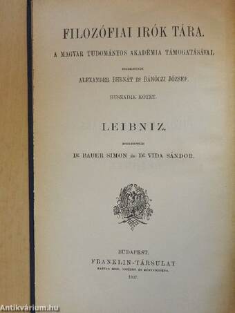 Értekezések/Három párbeszéd Hylas és Philonous közt/Értekezés a látásnak egy uj elméletéről/Platon válogatott művei III.