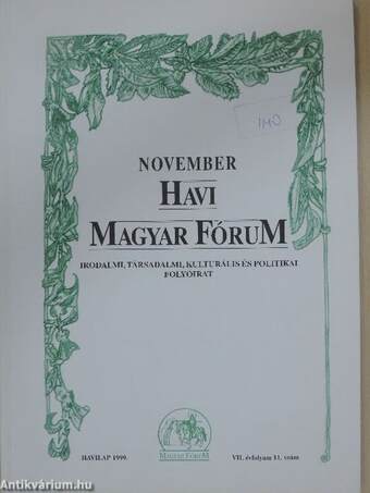 November Havi Magyar Fórum 1999.