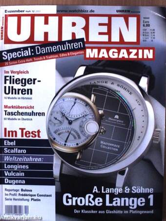 Uhren Magazin Dezember 2003 - CD-vel