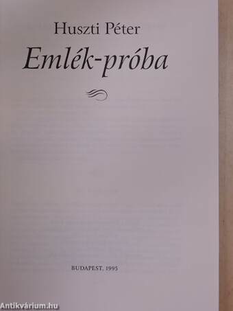 Emlék-próba