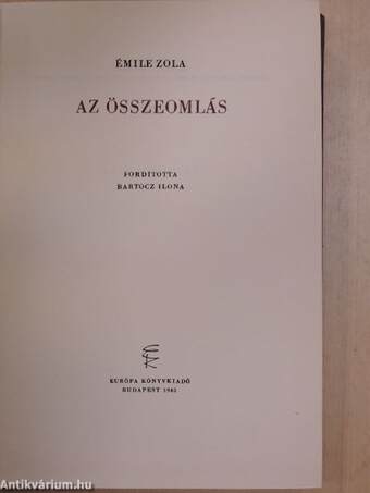 Az összeomlás