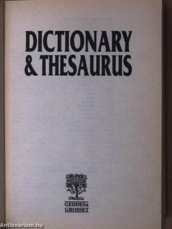 Dictionary & Thesaurus