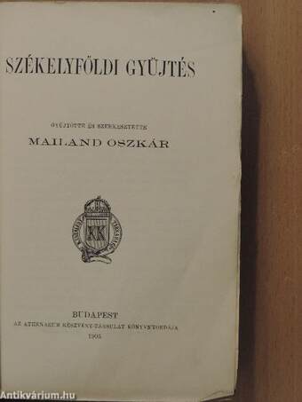 Székelyföldi gyüjtés