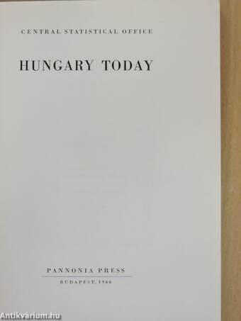 Hungary Today 1965