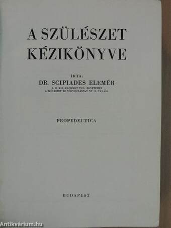 A szülészet kézikönyve