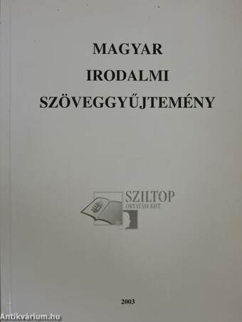 Magyar irodalmi szöveggyűjtemény