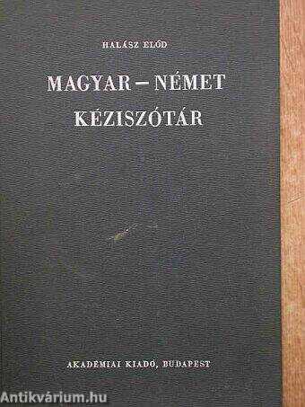 Magyar-német kéziszótár