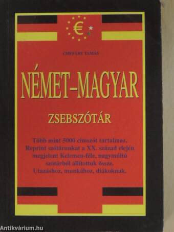 Magyar-német/német-magyar zsebszótár