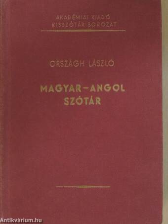 Magyar-angol szótár