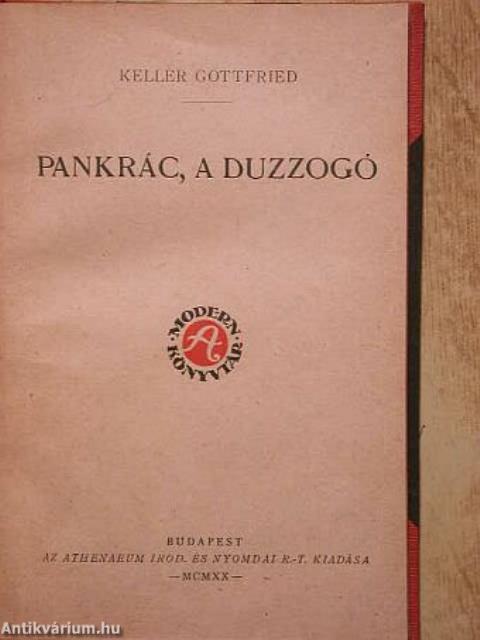 Pankrác, a duzzogó