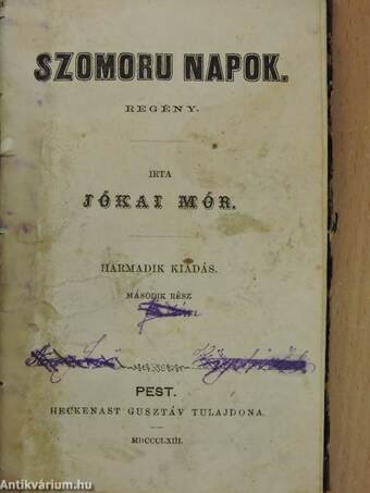 Szomoru napok I-II.