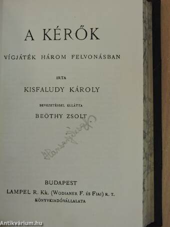 Assisi Szent Ferenc/Mikes leveleskönyve irodalmunkban/Kossuth Lajos 1848. julius 11-iki beszéde a haderő megajánlása ügyében/Költők és hősök/Szilágyi Mihály szabadulása/Mátyás deák/Hűség próbája/Emlékbeszéd Rudolf trónörökösről/A kérők/Julius Caesar