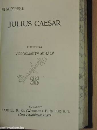 Assisi Szent Ferenc/Mikes leveleskönyve irodalmunkban/Kossuth Lajos 1848. julius 11-iki beszéde a haderő megajánlása ügyében/Költők és hősök/Szilágyi Mihály szabadulása/Mátyás deák/Hűség próbája/Emlékbeszéd Rudolf trónörökösről/A kérők/Julius Caesar