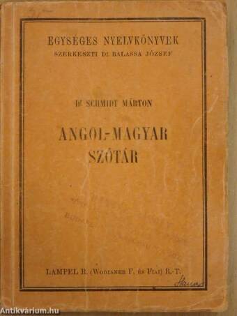 Magyar-angol szótár/Angol-magyar szótár