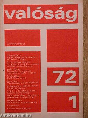 Valóság 1972. január