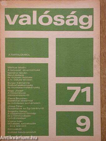 Valóság 1971. szeptember