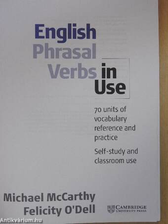 English Phrasal Verbs in Use - Intermediate