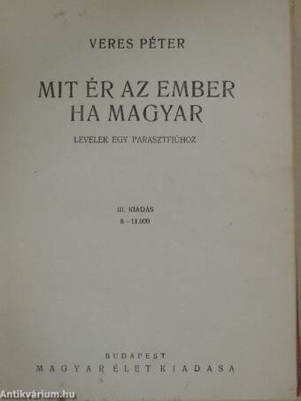 Mit ér az ember ha magyar