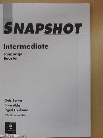 Snapshot - Intermediate- Language Booster