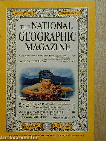 The National Geographic Magazine Oktober 1959