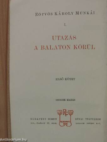 Utazás a Balaton körül I-II.