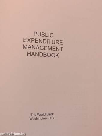 Public Expenditure Management Handbook