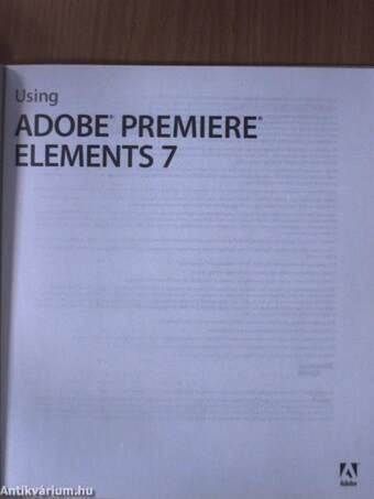 Using Adobe Premiere Elements 7