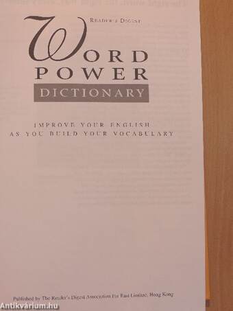 Reader's Digest Word Power Dictionary