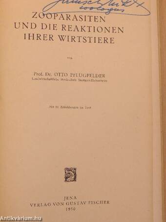 Zooparasiten und die Reaktionen ihrer Wirtstiere