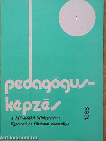 Pedagógusképzés 1988/2