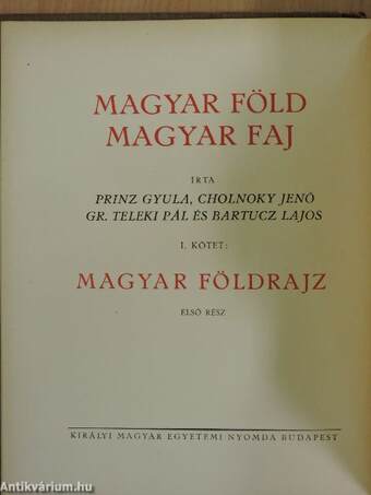 Magyar föld, magyar faj I-IV. (rossz állapotú)