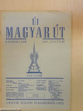 Új Magyar Út 1951. (nem teljes évfolyam)