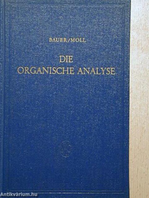 Die Organische Analyse