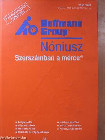 Hoffmann Group Nóniusz 2006/2007 árjegyzék