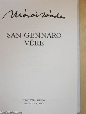 San Gennaro vére