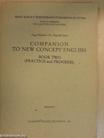 Companion to New Concept English II.