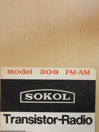 Sokol model 308 FM-AM Transistor-Radio