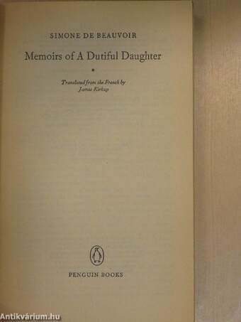 Memoirs of a Dutiful Daughter