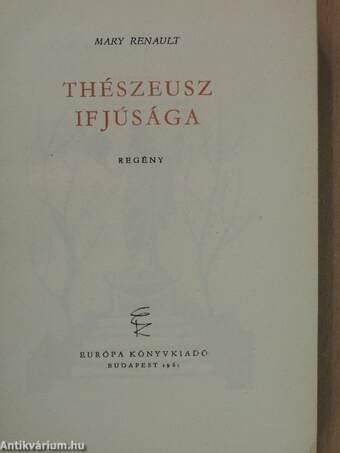 Thészeusz ifjúsága