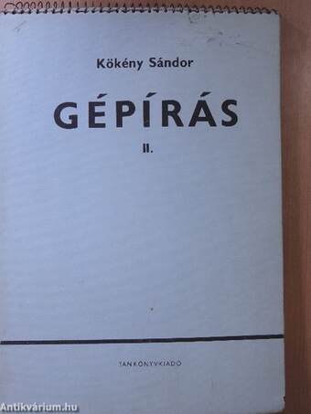 Gépírás II.