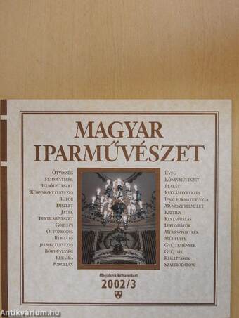Magyar Iparművészet 2002/3. május-június