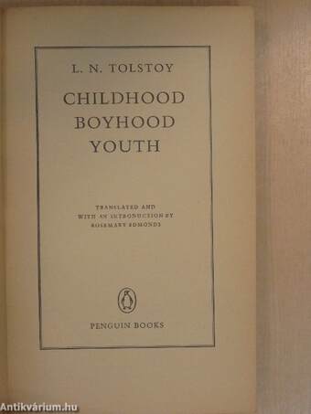 Childhood, Boyhood, Youth