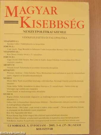 Magyar Kisebbség 2005/3-4.