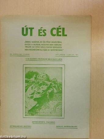 Út és Cél 1972. január-február