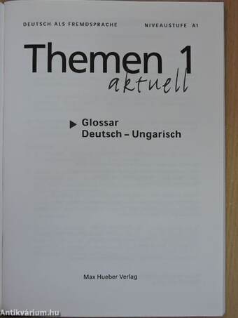 Themen aktuell 1 - Glossar