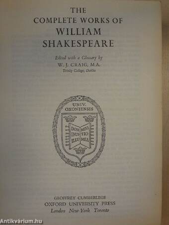 The Complete Works of William Shakespeare