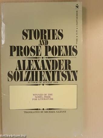 Stories and Prose Poems