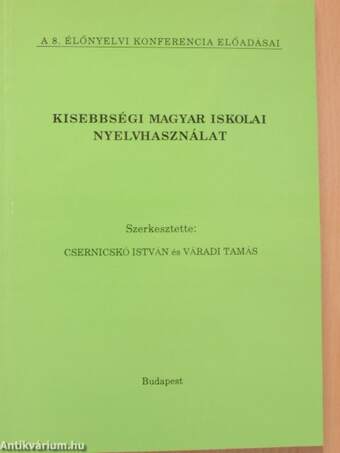 Kisebbségi magyar iskolai nyelvhasználat